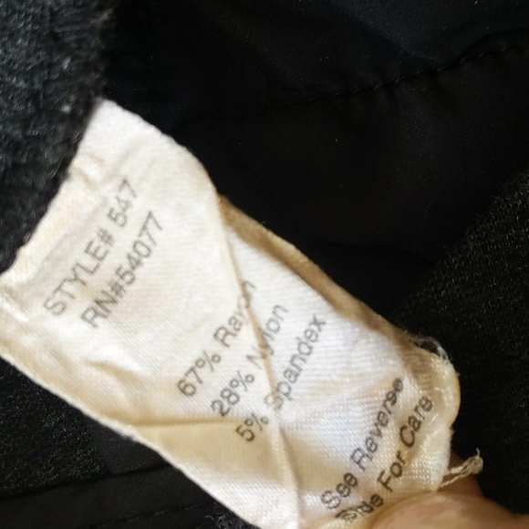 CAbi Dark Gray Lean Trouser Ponte Dress Pants - Women's 12 - Picture 4 of 7